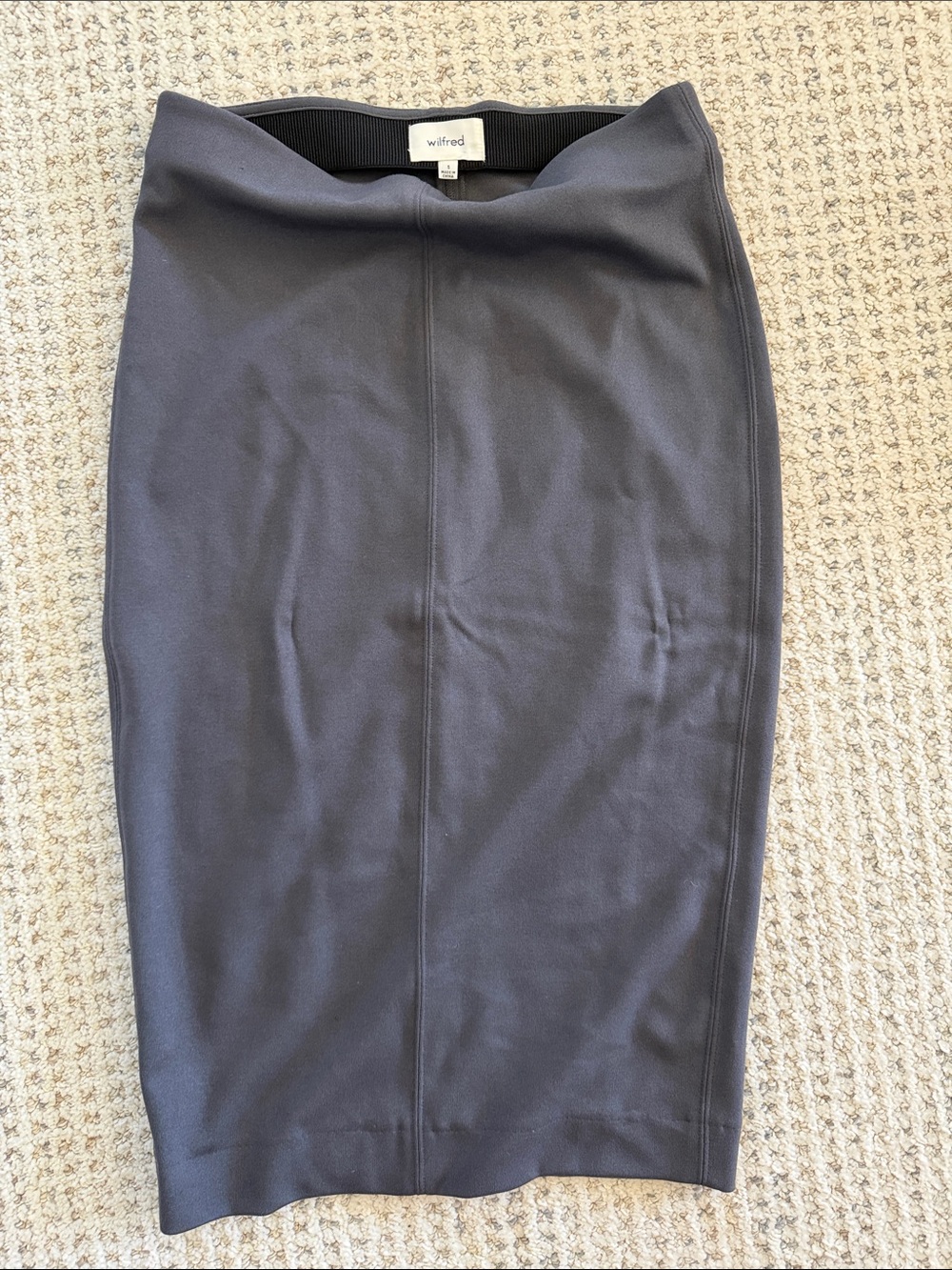 Aritzia Wilfred Charcoal Pencil Skirt size small